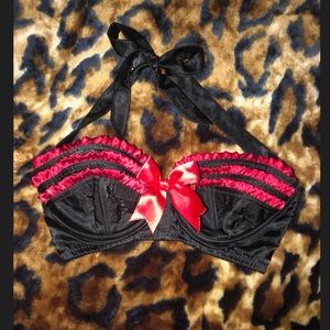 Trashy lingerie brand black and red bra